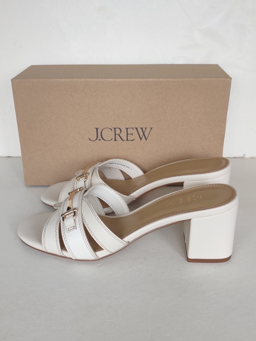 BRAND NEW J.Crew Women's BIT HEELED MULES